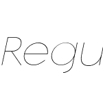 Regulator Thin Italic