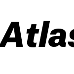 Atlas Grotesk Black