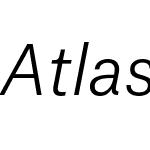 Atlas Grotesk Light