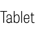 Tablet Gothic SemiCondensed Th