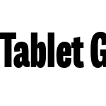 Tablet Gothic Compressed Hv