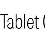 Tablet Gothic Condensed Th