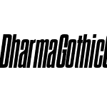 Dharma Gothic C ExBold Italic