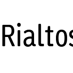 Rialtos Condensed