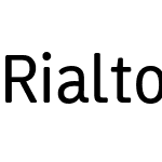 Rialtos Narrow