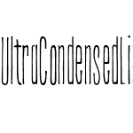 Ultra Condensed Line