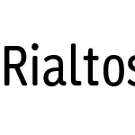 Rialtos Condensed