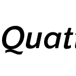 Quattrocento Sans