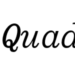Quadrant Text Mono