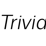 Trivia Sans Book