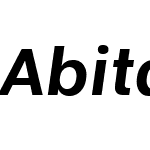 Abitare Sans Italic