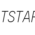 TSTAR PRO Light Italic
