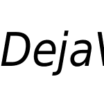 DejaVu Sans Condensed