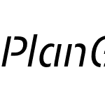 Plan Grotesque Stencil