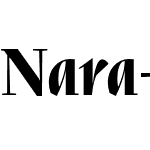 Nara Black Cursive