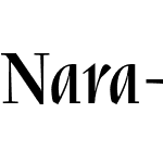 Nara Medium Cursive