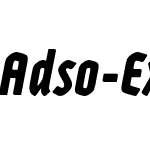 Adso ExtraBold Italic