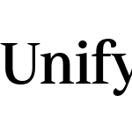 Unify Serif