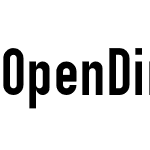 OpenDinSchriftenEngshrift for Powerline