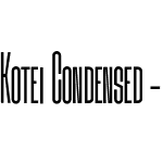 Kotei Condensed