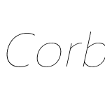 Corbert Thin Italic