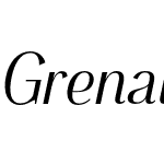 Grenale Cond Regular Italic