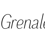 Grenale Cond Light Italic