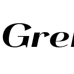 Grenale Ext Black Italic