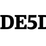 DE5 Display Egyptian SemiBold