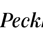 Peckham-Italic