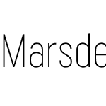 Marsden Condensed