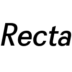 RectaW01-MediumItalic