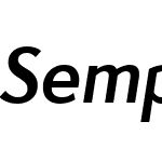 SemplicitaW01-SemiboldItal