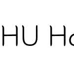 HU Hand Serif Greek L