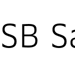 SB Sans Text