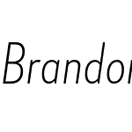 Brandon Grotesque Cond