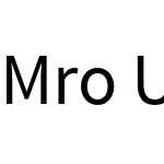 Mro Unicode