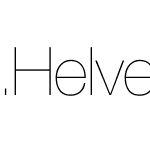 .Helvetica Light