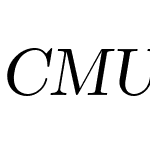 CMU Serif Extra