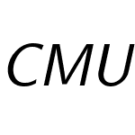 CMU Sans Serif