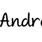 Andrea II Script Upright Medium