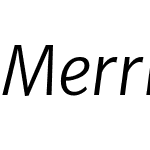 Merriweather Sans