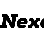 Nexa Slab Black Italic