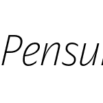 Pensum Sans