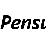 Pensum Sans