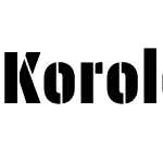 Korolev Military Stencil