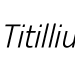 Titillium Web