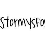 StormysFontNarrow