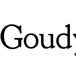 Goudy Bookletter 1911