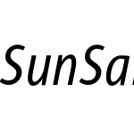 Sun Sans Condensed-